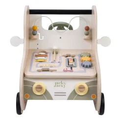 Houten Loopwagen Auto Jack & Jacky>