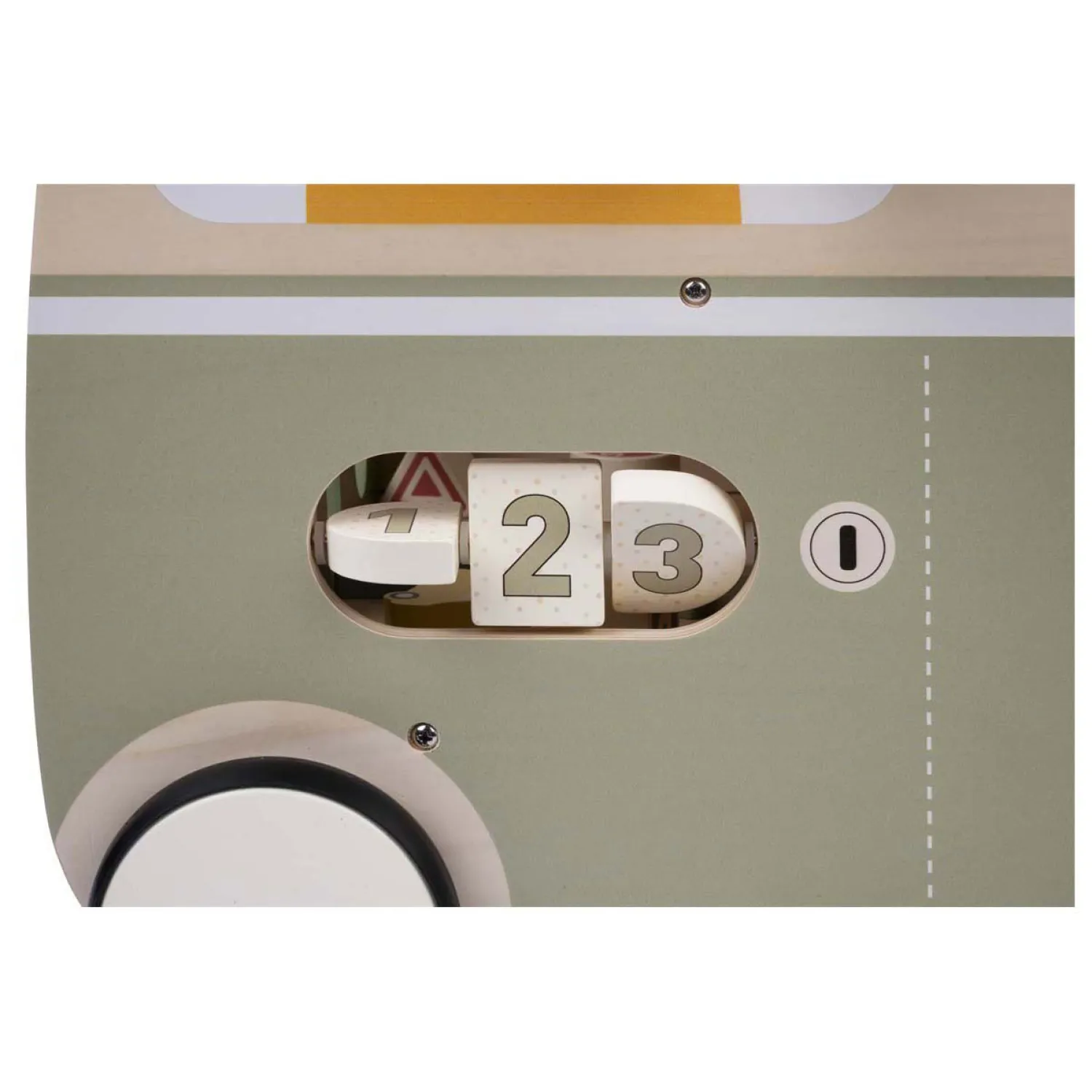 Houten Loopwagen Auto Jack & Jacky>