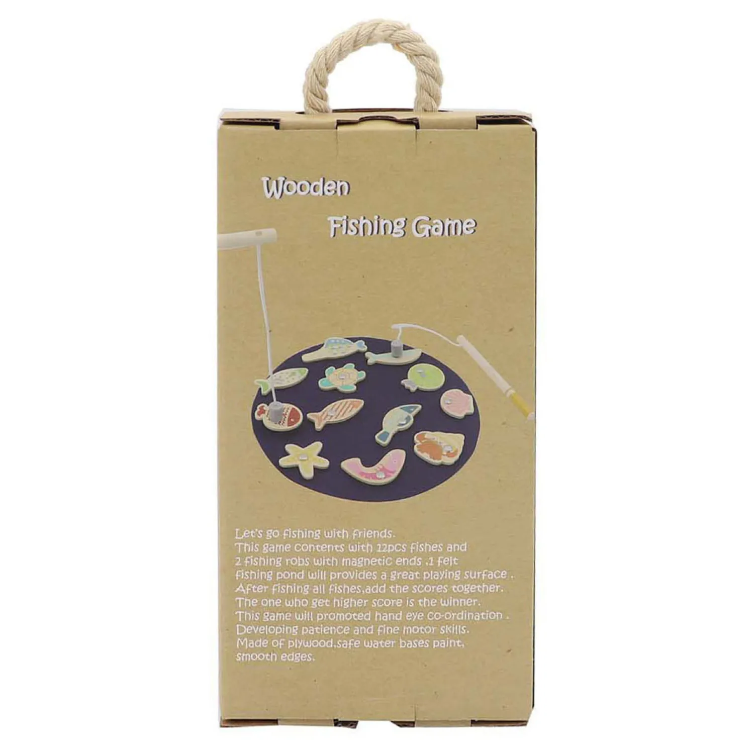 Houten Magnetisch Visspel, 15dlg. Online