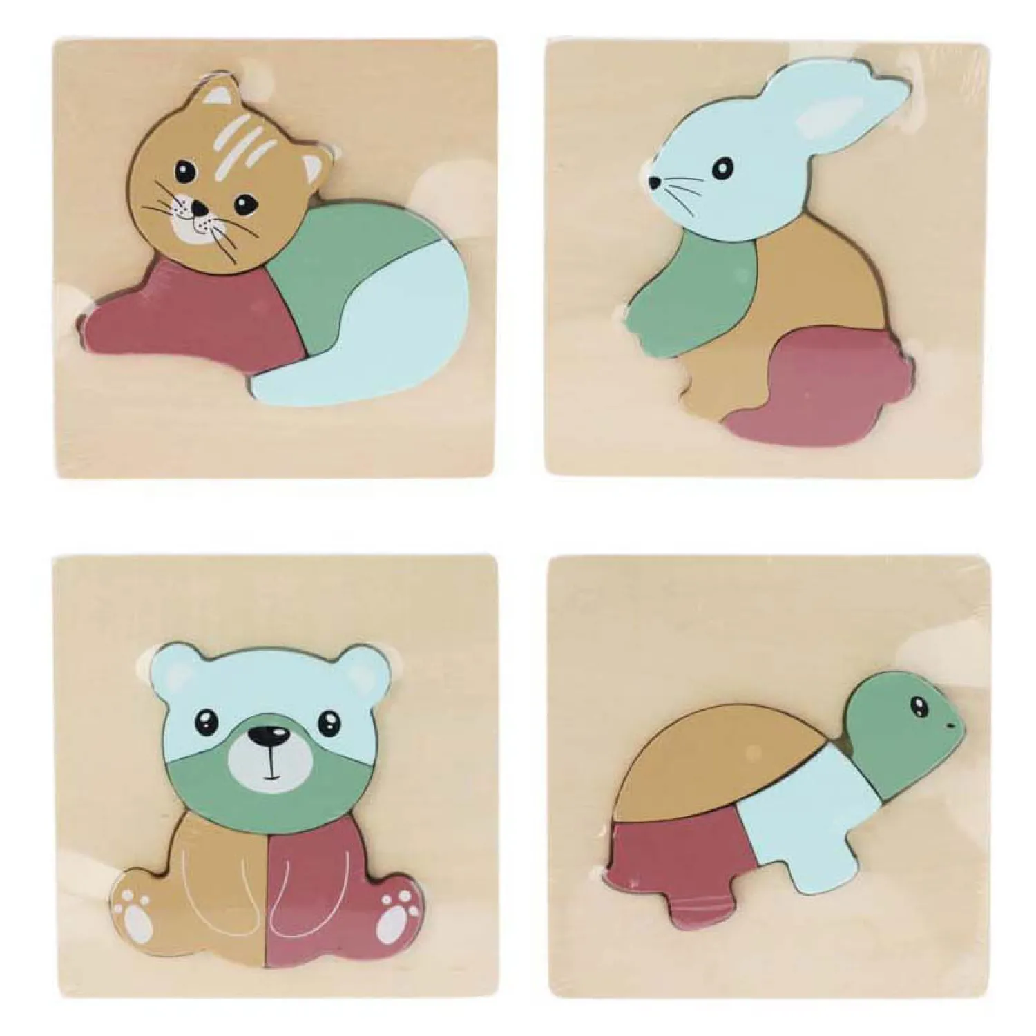 Houten Puzzel Dier- Discount