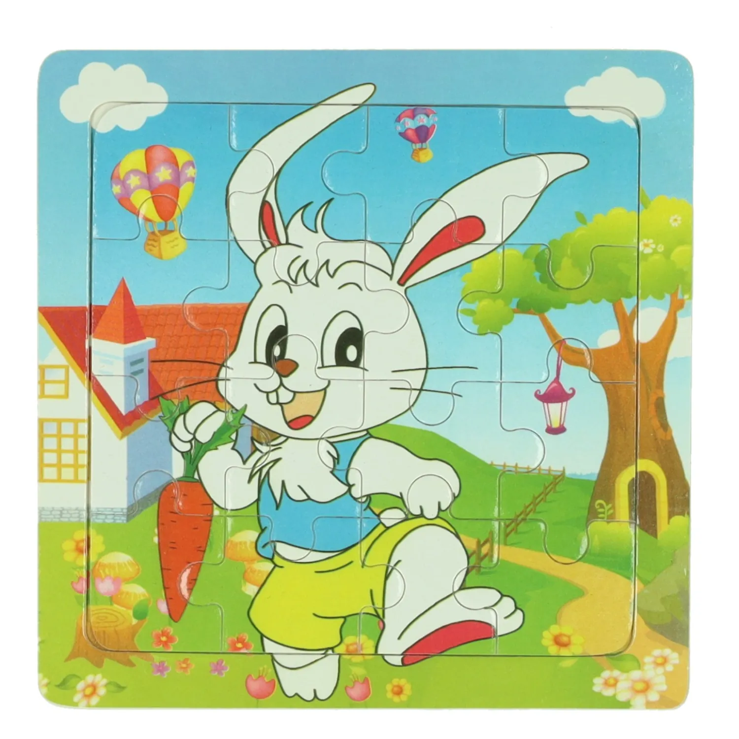 Houten Puzzel Dier, 16st.- Best