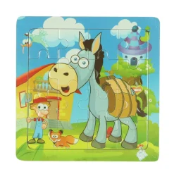 Houten Puzzel Dier, 16st.- Best