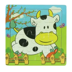 Houten Puzzel Dier, 16st.- Best