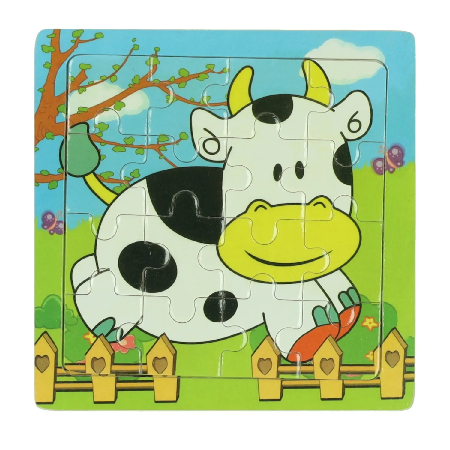 Houten Puzzel Dier, 16st.- Best