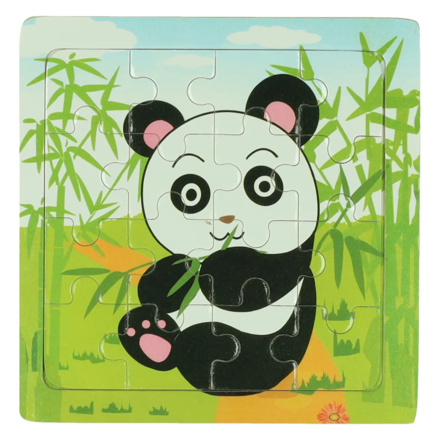 Houten Puzzel Dier, 16st.- Best