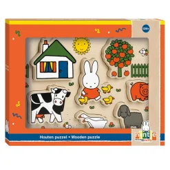 Houten Puzzel Nijntje Chunky, 7st.>Bambolino Toys Hot