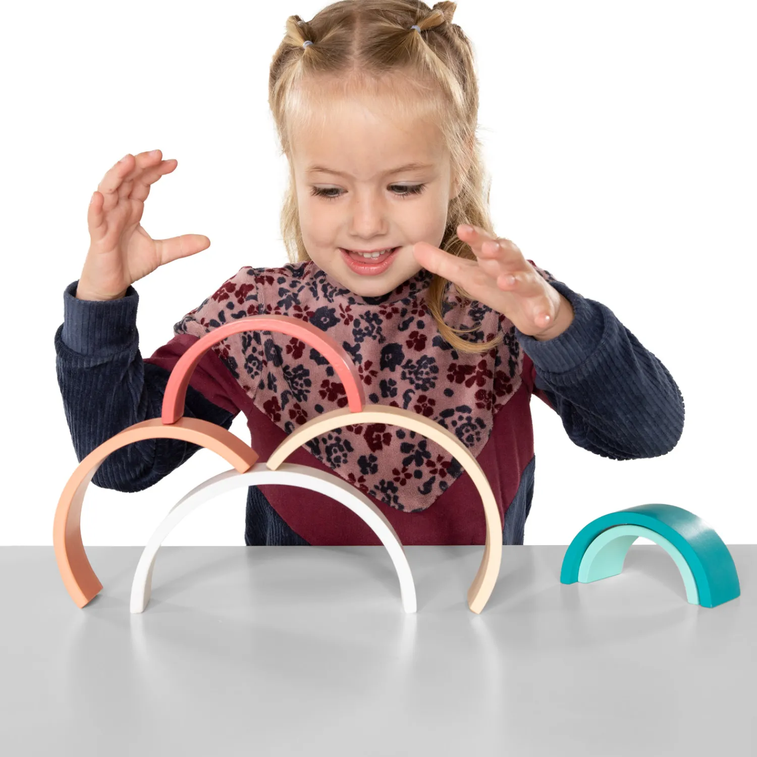 Houten Regenboog - Pastel> Outlet