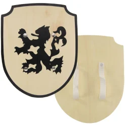 Houten Schild Leeuw met Stoffen Handvat>Playwood New