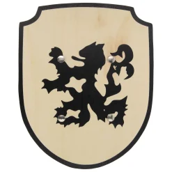 Houten Schild Leeuw met Stoffen Handvat>Playwood New
