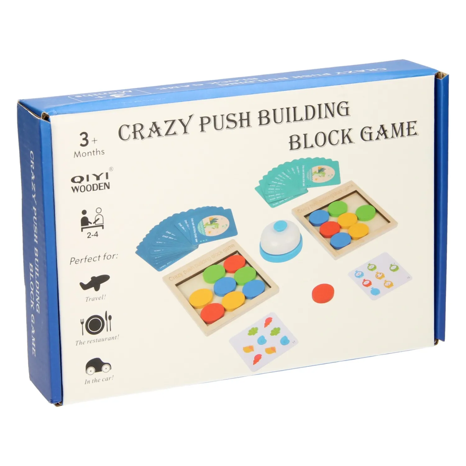 Houten Schuifpuzzel Duel met Bel Spel- Discount