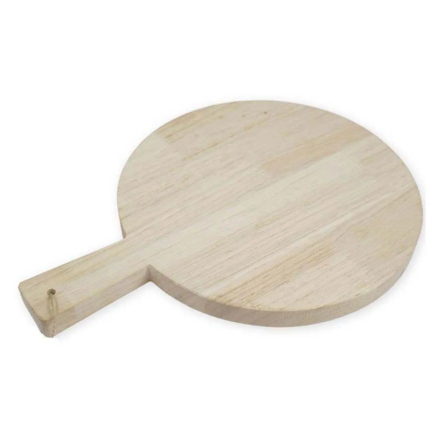 Houten Snijplank Rond met Handvat, 34cm-Playwood Clearance