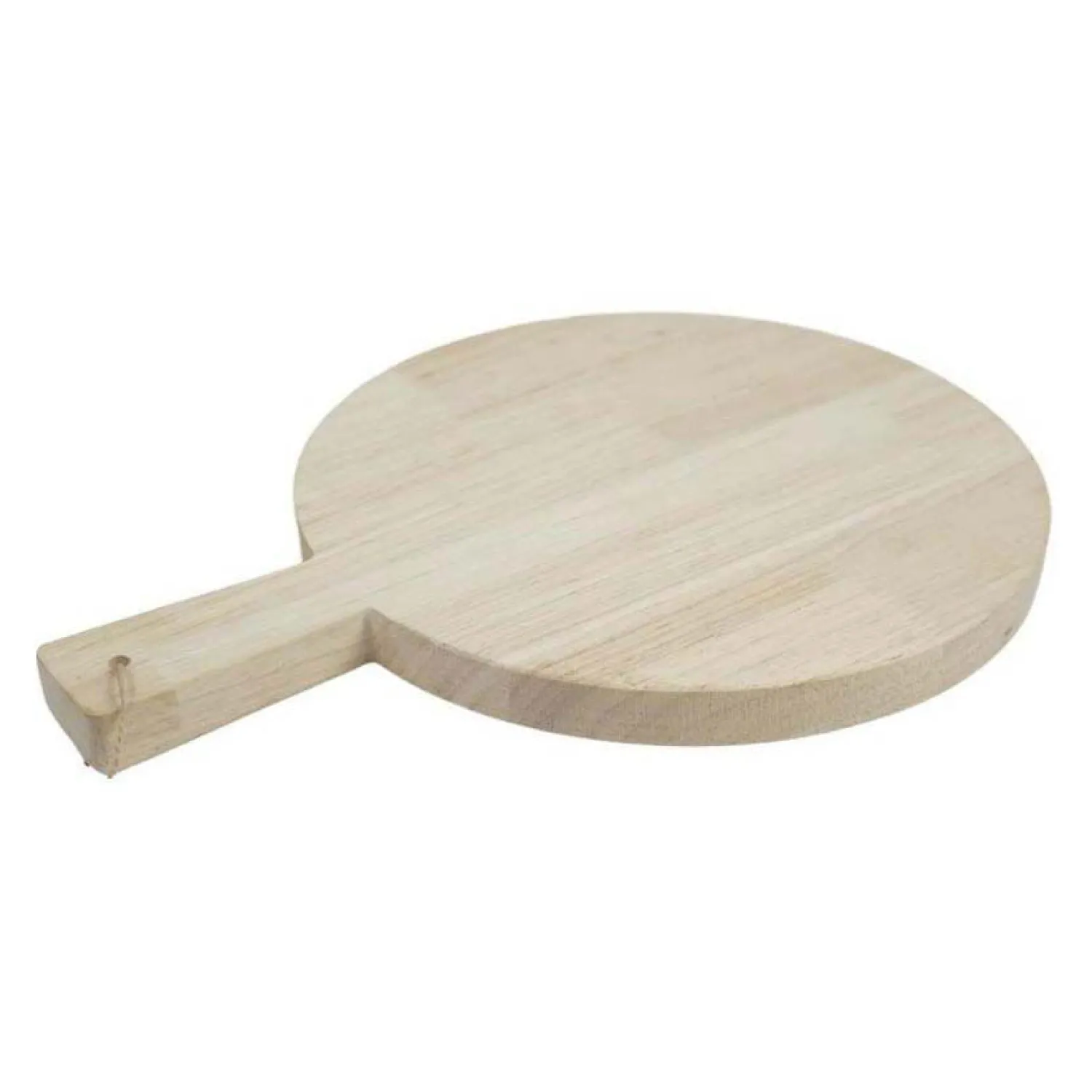 Houten Snijplank Rond met Handvat, 34cm-Playwood Clearance