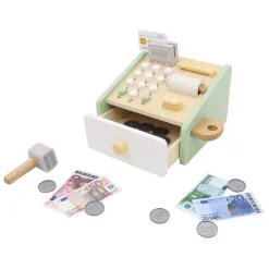 Houten Speelgoedkassa met Accessoires Outlet