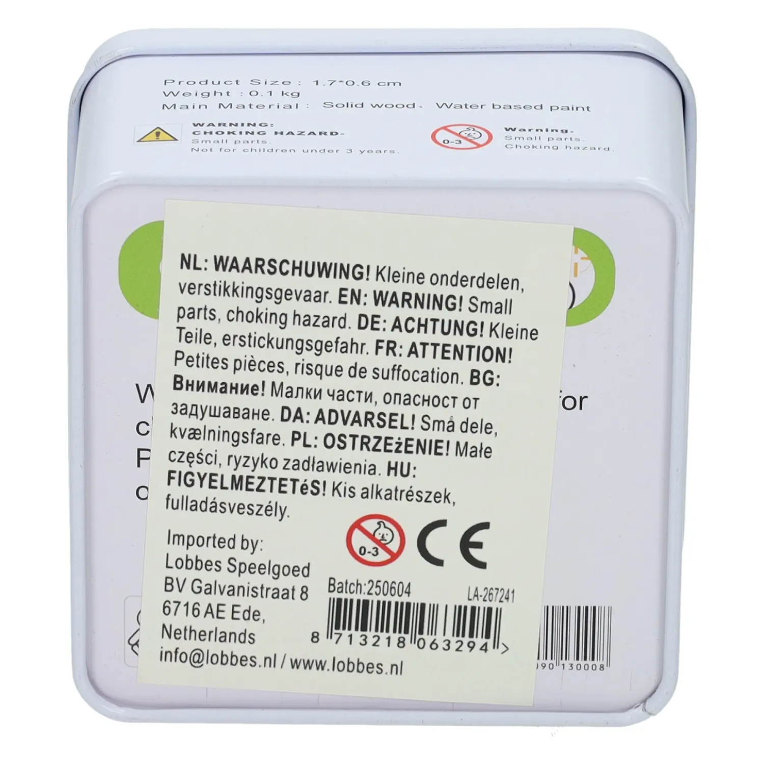 Houten Spelletje in Blikje - Mosaic Puzzel- Online