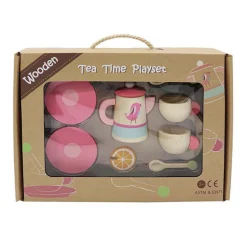 Houten Theeservies Speelset, 10dlg. Clearance