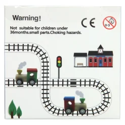 Houten Trein met Wegtape, 8mtr- Online