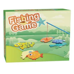 Houten Visvangspel, 9dlg. Best