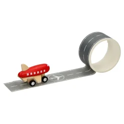 Houten Vliegtuig met Wegtape, 8mtr- Hot