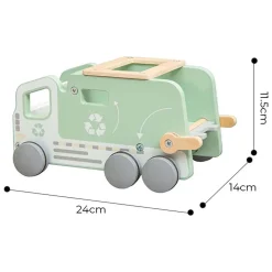 Houten Vuilniswagen Vormenauto-Playwood