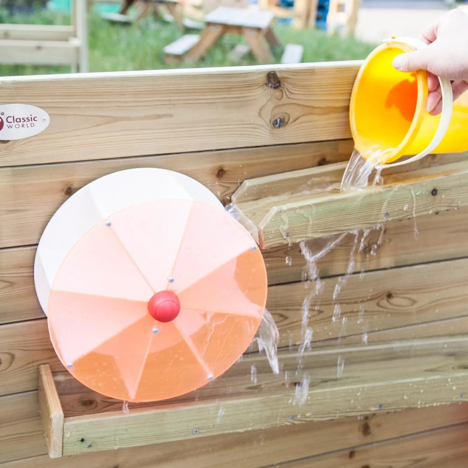 Classic World Houten Water Speelmuur 2-zijdig New