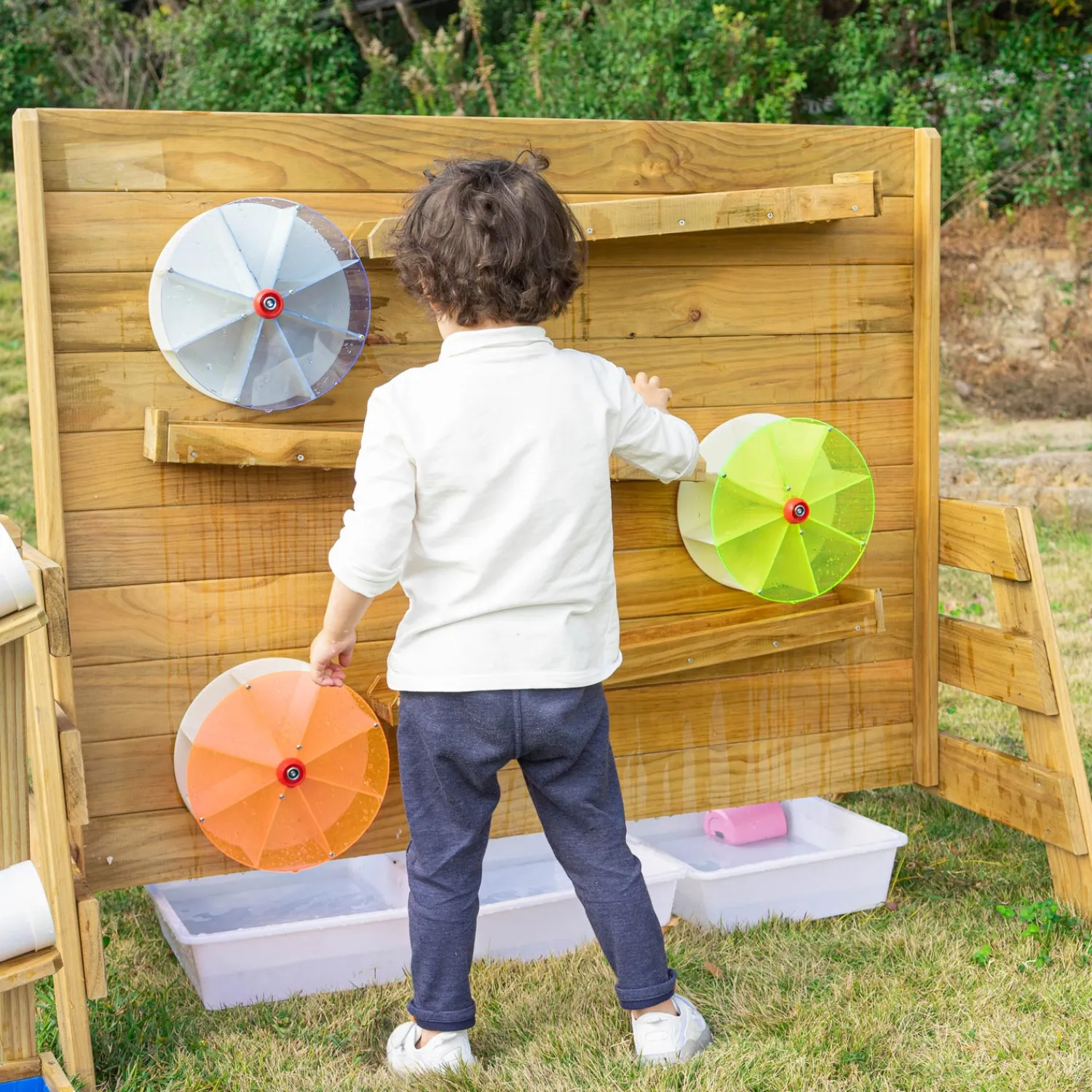 Classic World Houten Water Speelmuur 2-zijdig New