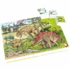 Hubelino Blokpuzzel Dinosaurus Wereld - 35st. Hot
