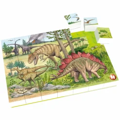 Hubelino Blokpuzzel Dinosaurus Wereld - 35st. Hot