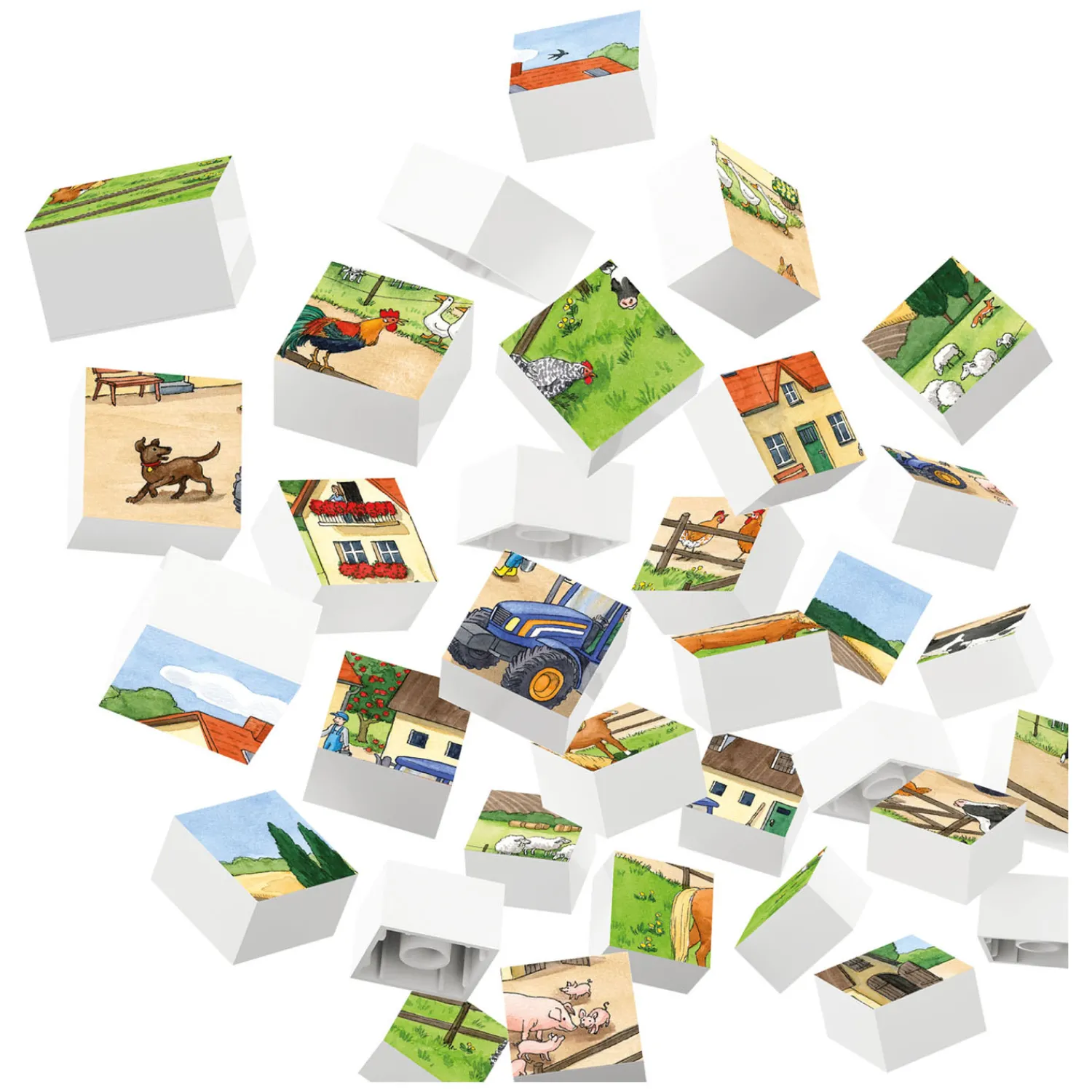 Hubelino Blokpuzzel Leven op de Boerderij - 35st. Sale