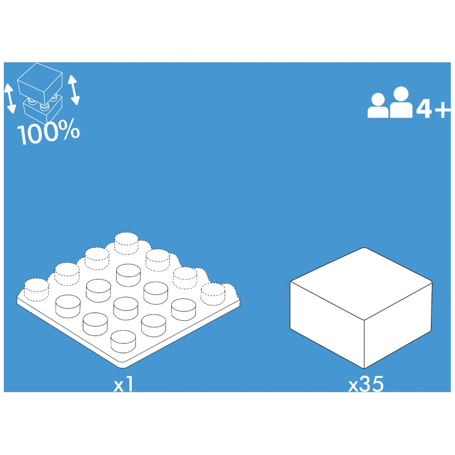 Hubelino Blokpuzzel Leven op de Boerderij - 35st. Sale