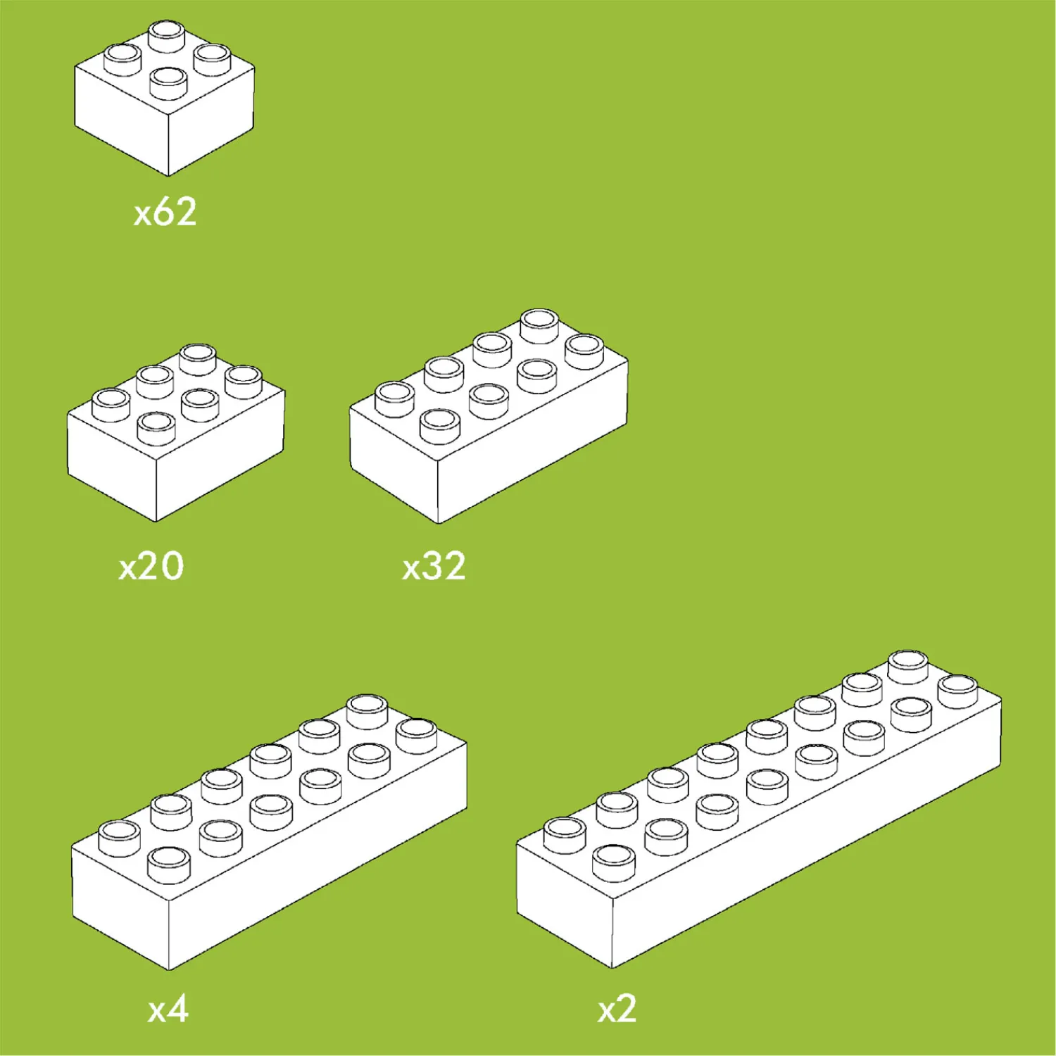 Bouwstenenset - 120dlg.-Hubelino New