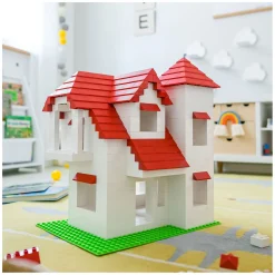 Hubelino Dakpannenset Bouwblokjes - 124dlg.