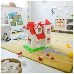 Hubelino Dakpannenset Bouwblokjes - 124dlg.