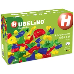 Knikkerbaan KIGA Scholenset Baanelementen, 156dlg-Hubelino New