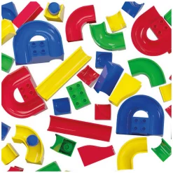 Knikkerbaan KIGA Scholenset Baanelementen, 156dlg-Hubelino New