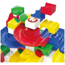 Hubelino Knikkerbaan Maxi Bouwset - 213dlg. Clearance
