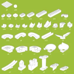 Knikkerbaan Mega Bouwset, 585dlg.><noscript><img width=
