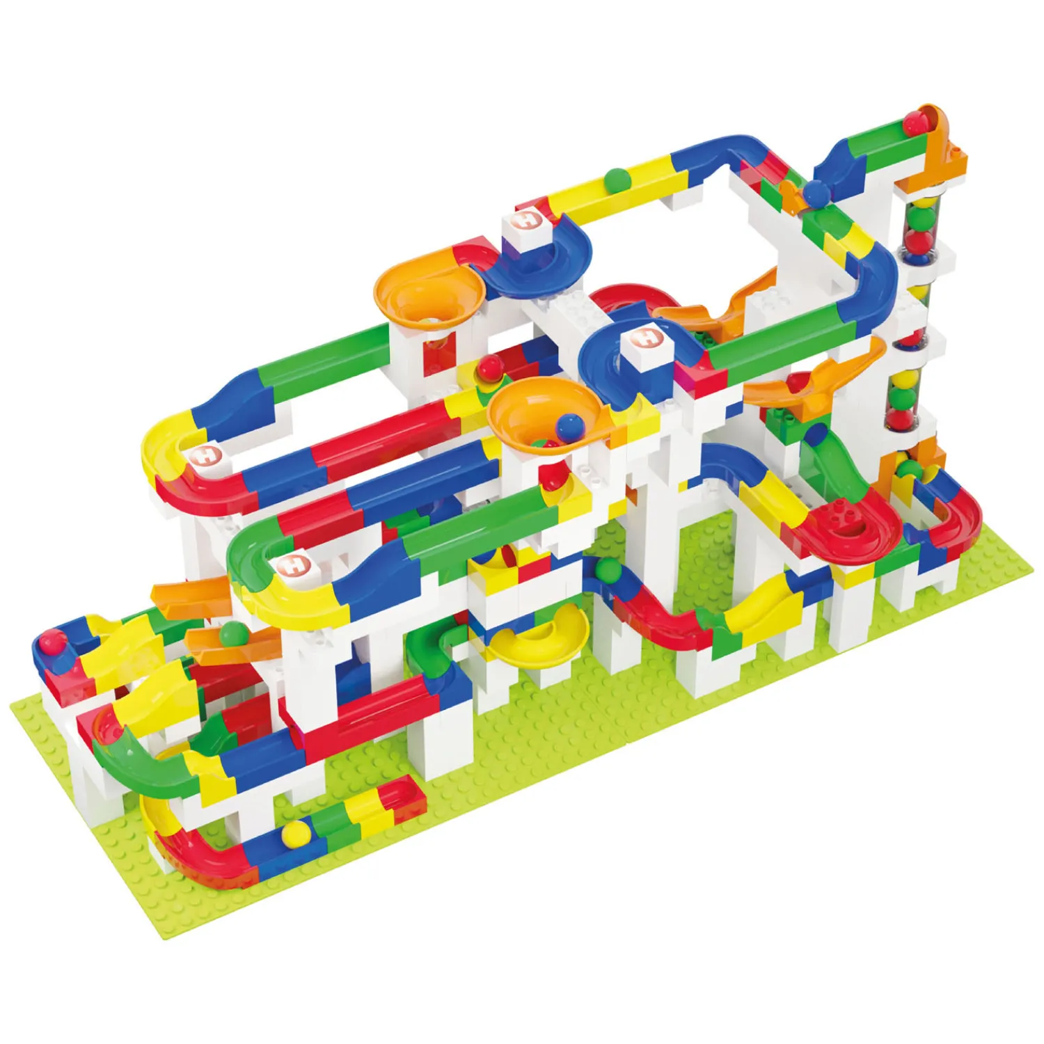 Hubelino Knikkerbaan Mega Bouwset, 585dlg. Outlet