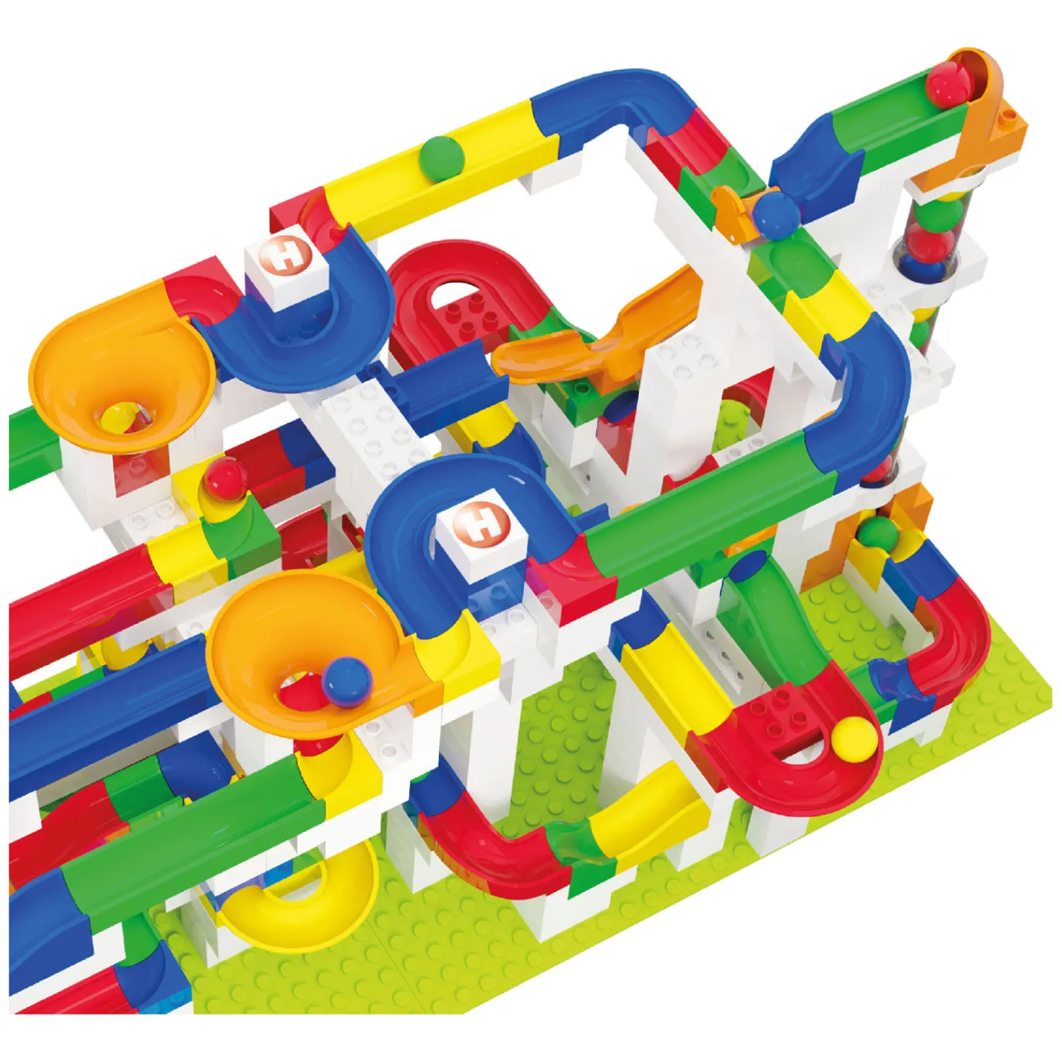 Hubelino Knikkerbaan Mega Bouwset, 585dlg. Outlet