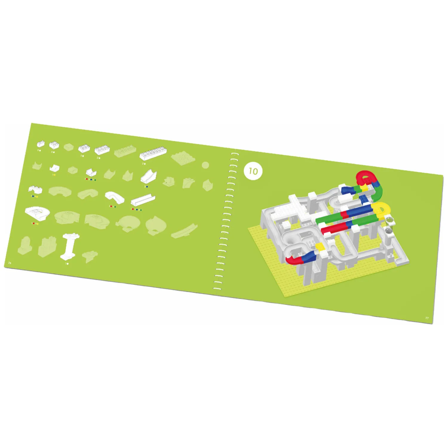 Hubelino Knikkerbaan Mega Bouwset, 585dlg. Outlet