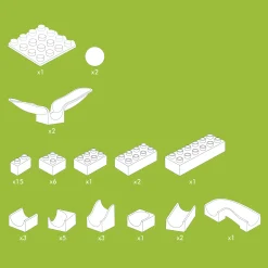 Hubelino Knikkerbaan Uitbreidingsset Swing - 46dlg. Outlet