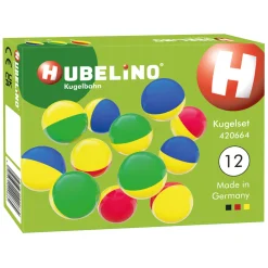 Knikkers Twee Kleuren, 12st.-Hubelino Clearance