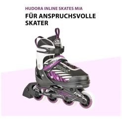 Kinder Skeelers Mia Paars, Maat 33-36-Hudora Discount