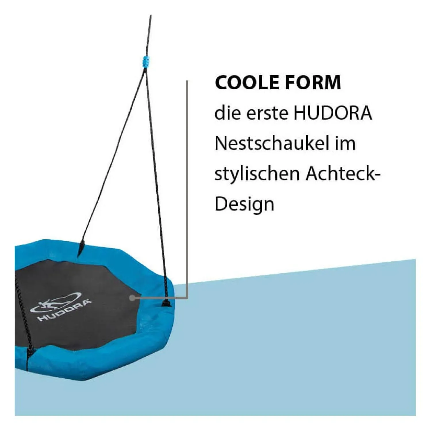 Hudora Nestschommel Octagon 90 New