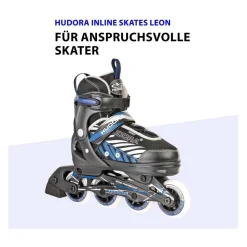 Skeelers Leon Blauw/Zwart, maat 37-40-Hudora Online