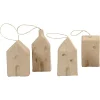 Huisjes van Papiermache, 4st.-Creativ Company Discount