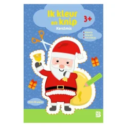 Ik Kleur en Knip - Kerstmis 3+-Standaard Uitgeverij Discount