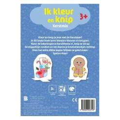 Ik Kleur en Knip - Kerstmis 3+-Standaard Uitgeverij Discount