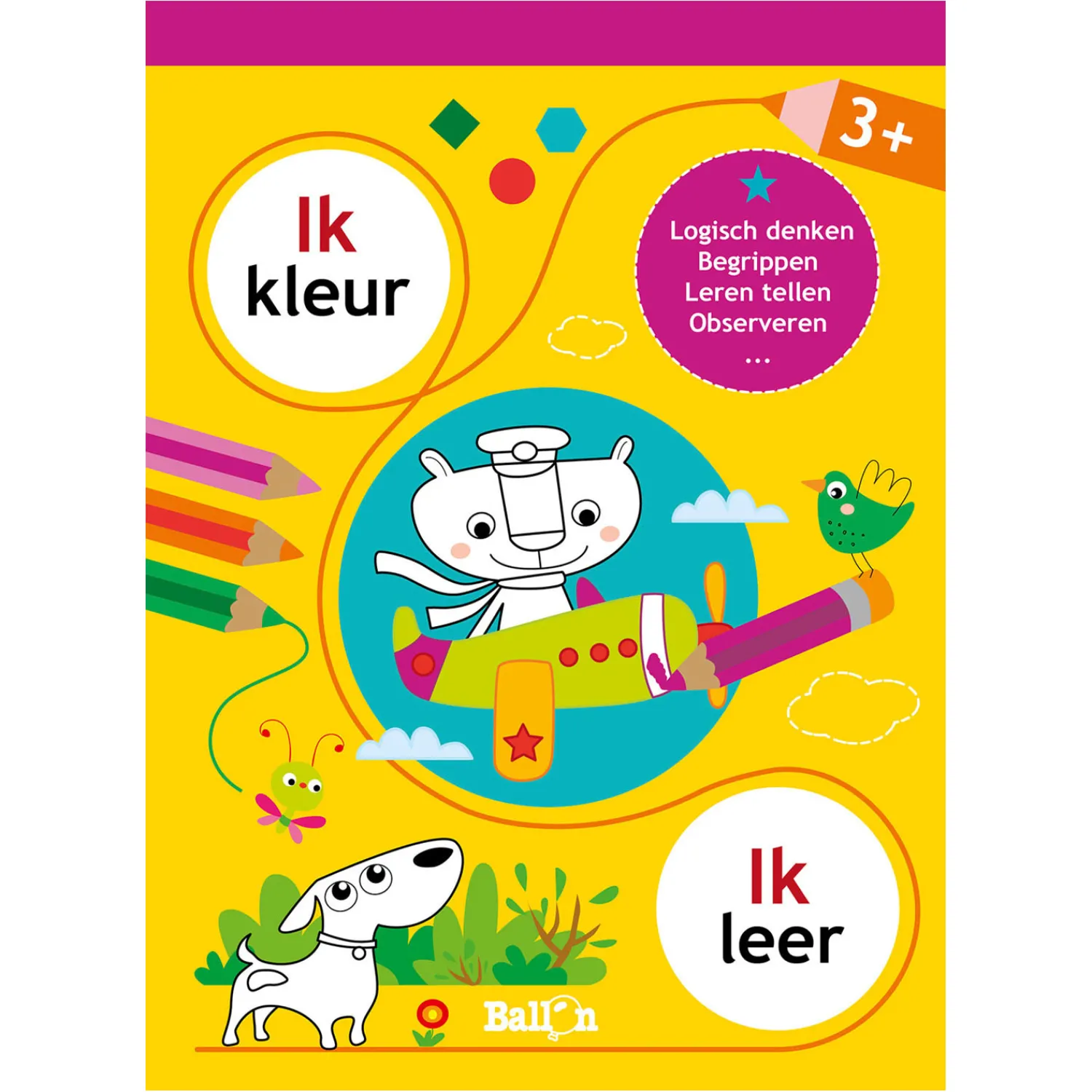 Ik kleur, Ik leer 3+>Standaard Uitgeverij Hot