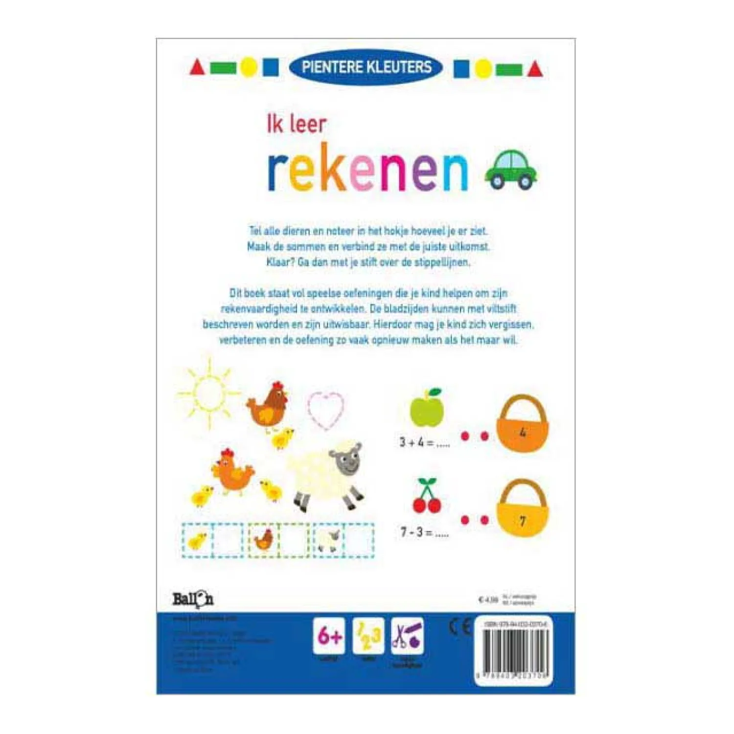 Standaard Uitgeverij Ik Leer Rekenen Wipe and Clean 6+ New