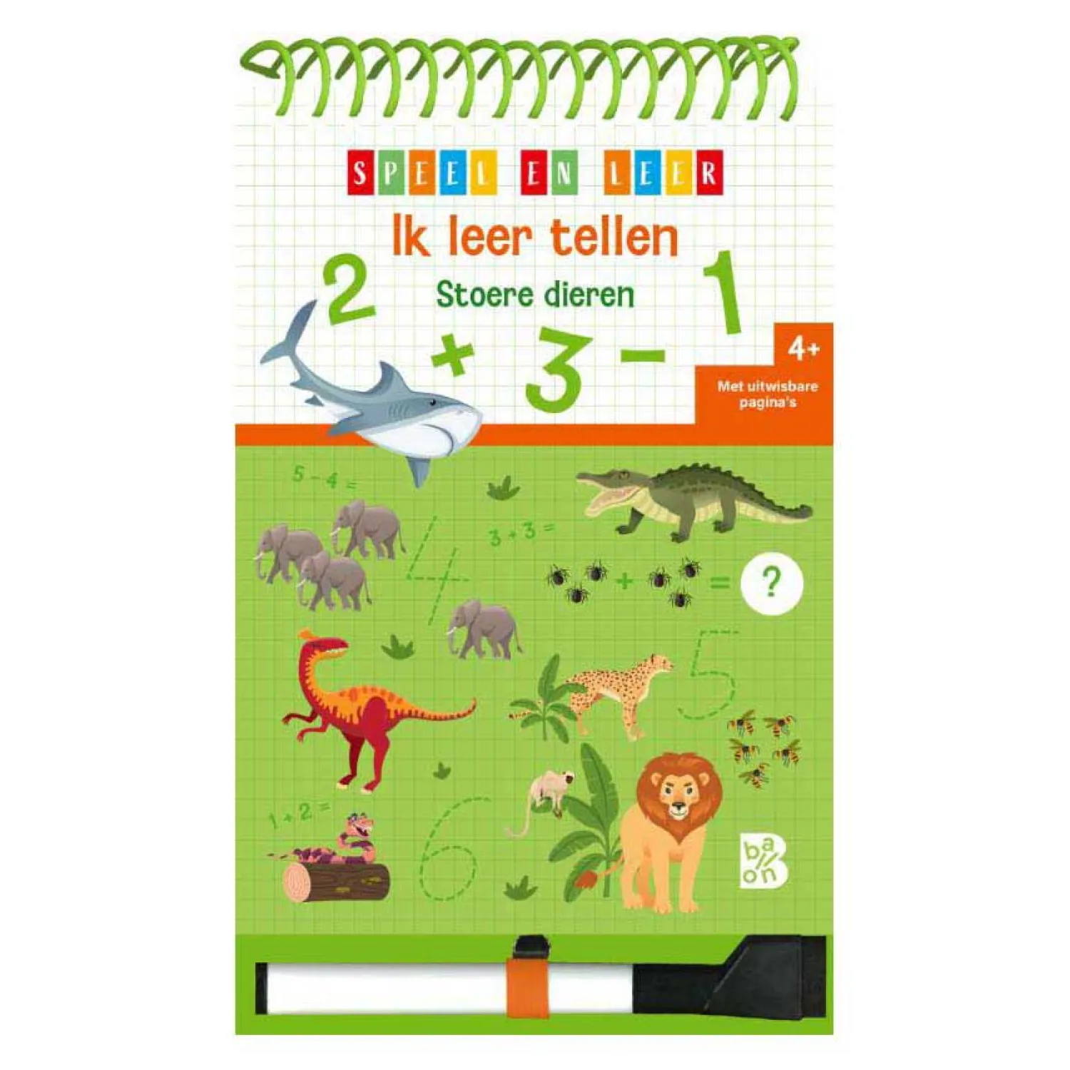 Ik Leer Tellen Stoere Dieren-Standaard Uitgeverij Discount